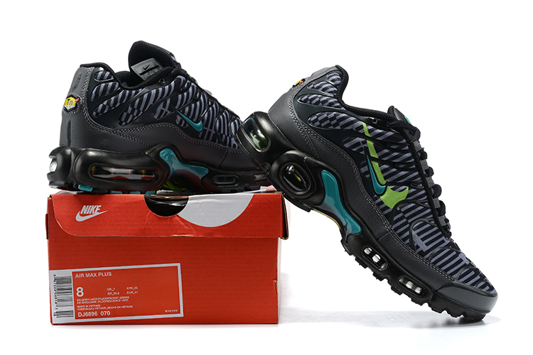 2021 Nike Air Max Plus Black Green Blue White Running Shoes